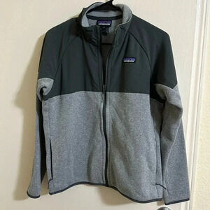 EUC Patagonia Colorblock Sweater Zip Jacket
